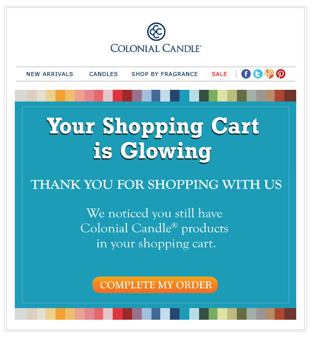 Cart abandonment emails