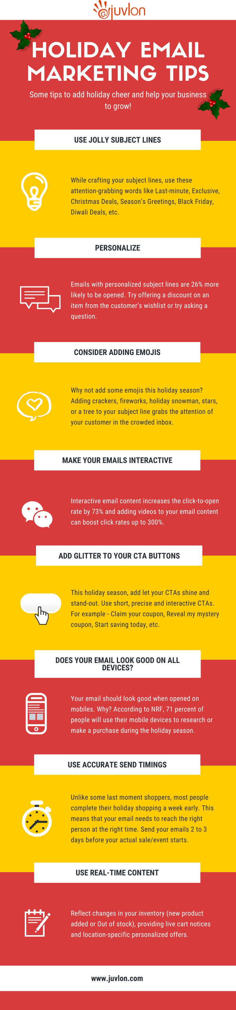 Infog- Holiday Email Marketing Tips